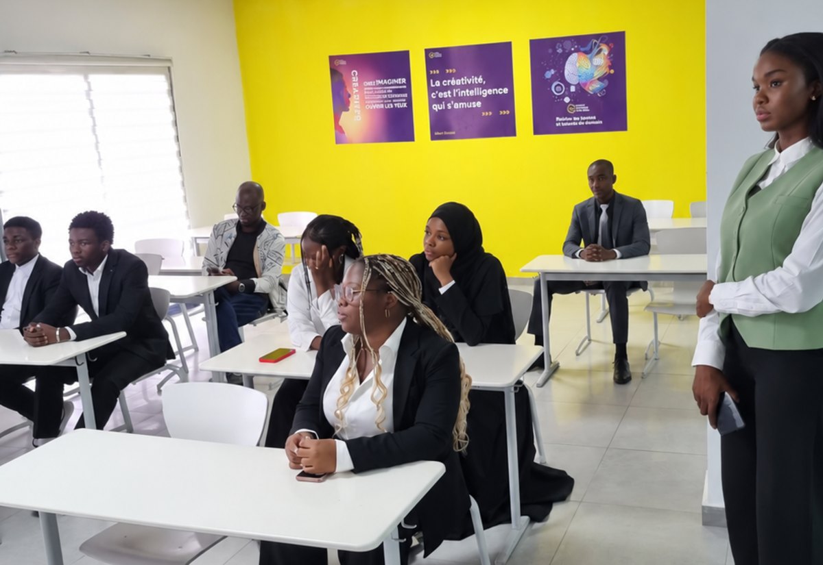 Restitution d'un business case devant une entreprise partenaire