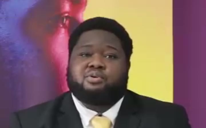 Gabriel Dahissiho, étudiant à l'ISD, pendant son témoignage