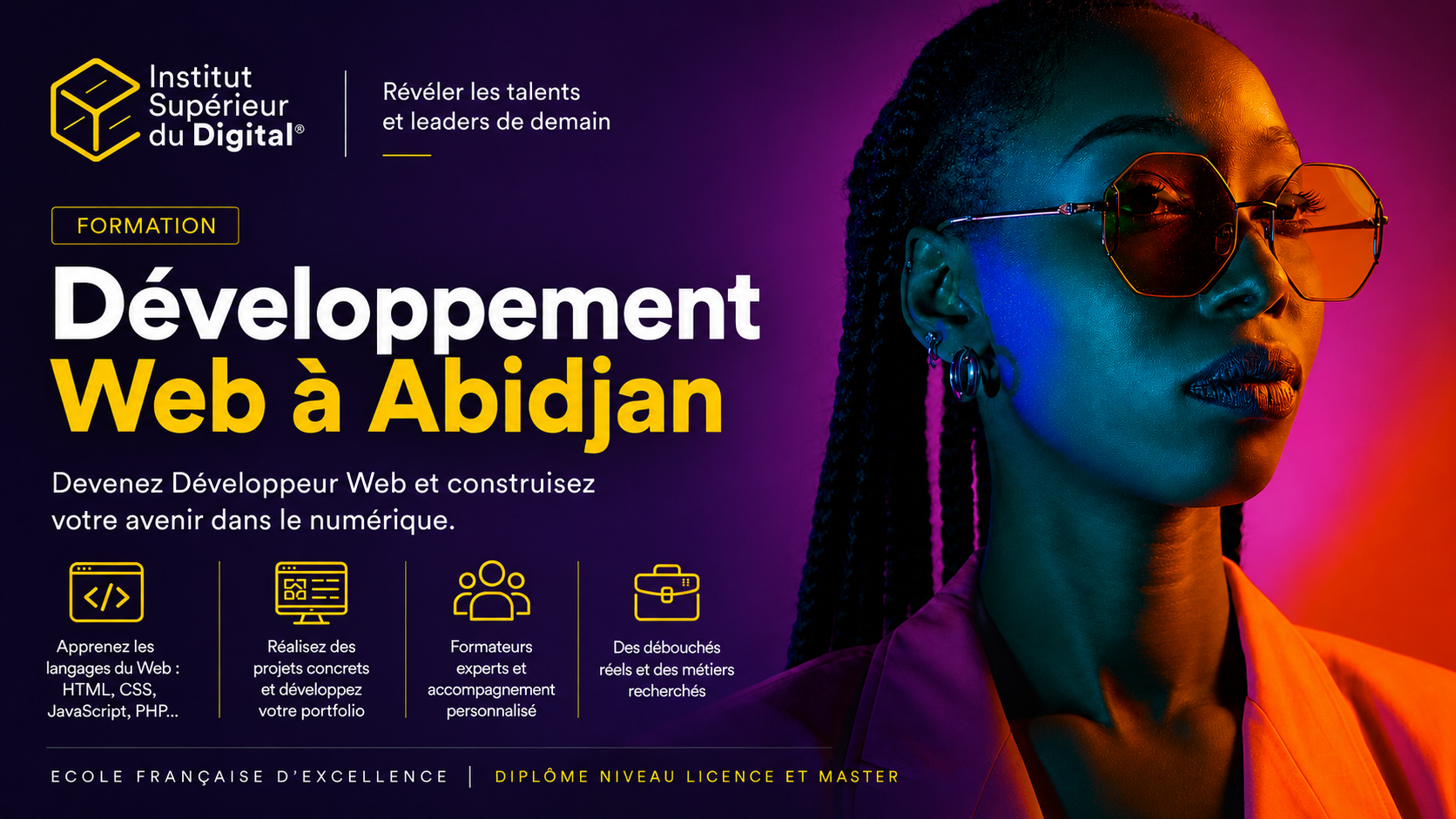 Formation Développement Web à Abidjan : préparez-vous aux métiers du numérique avec l'ISD