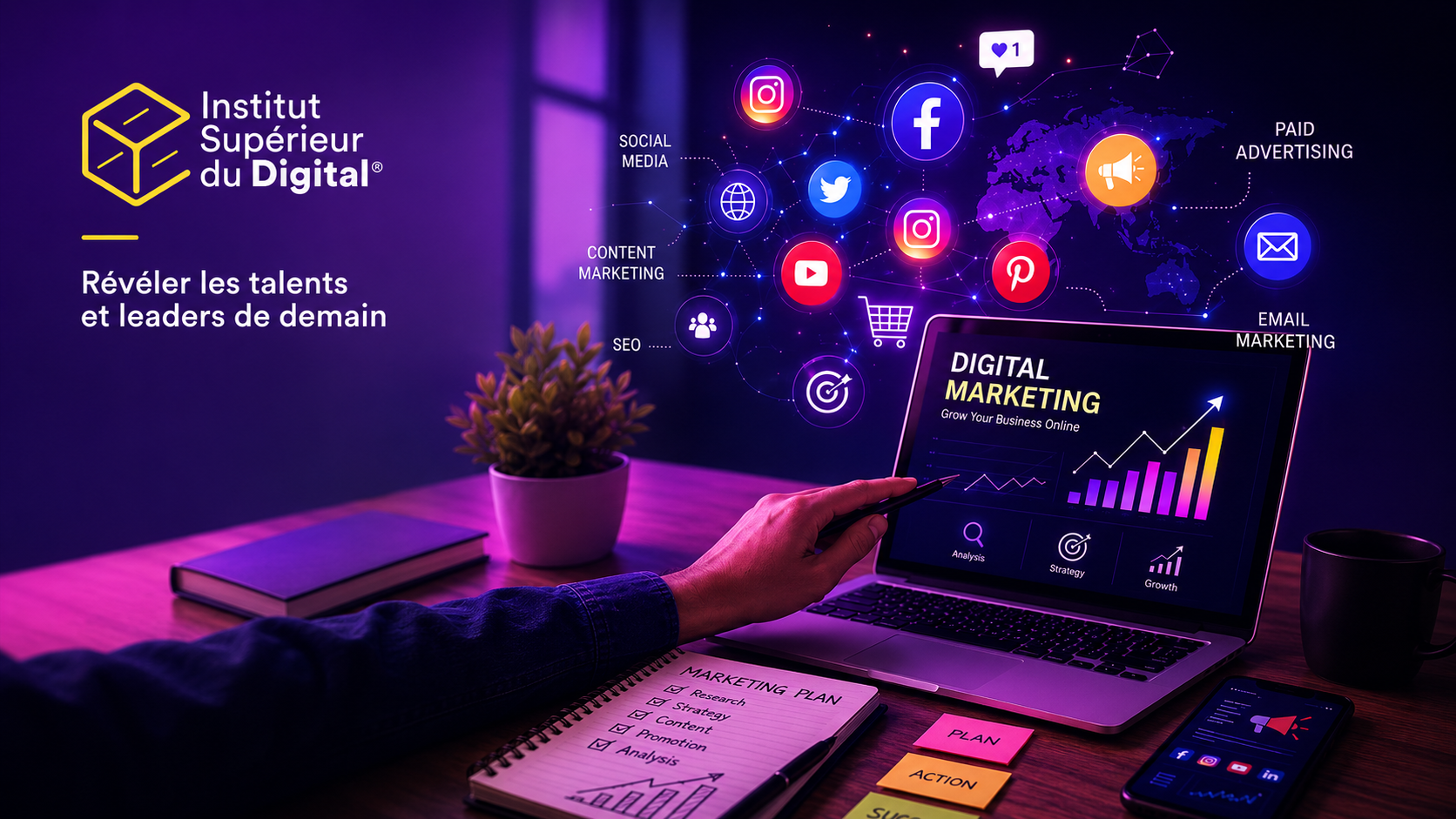 Les 7 compétences essentielles pour réussir dans le marketing digital