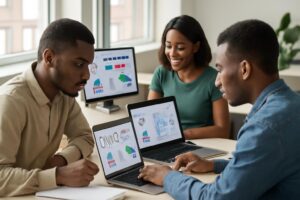 Formation Data Science Abidjan — Étudiants ISD en cours pratique