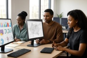 Formation Big Data Abidjan — Étudiants ISD en cours pratique