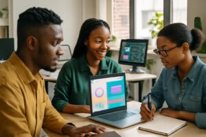 Formation Data Science Abidjan — Étudiants ISD en cours pratique