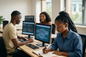 Formation Docker Abidjan — Étudiants ISD en cours pratique
