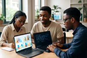 Formation Data Science Abidjan — Étudiants ISD en cours pratique